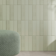 Керамогранит Rondine Volume 6х25, Sage 3D Bamboo, 9,5 мм