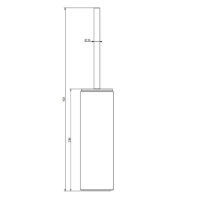 Ершик для туалета Gessi Anello 63743.149, брашированный никель