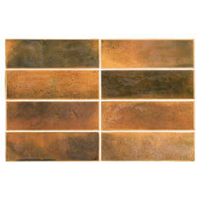 Плитка керамическая Equipe Hanoi 5,1х16,1, Burnt Red, 7,7 мм