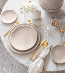 Тарелка столовая NewMoon beige 27 см