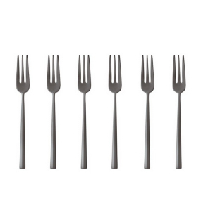 Набор вилок десертных Rock 2Black, 6 шт