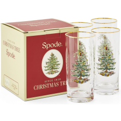 Набор бокалов лонгдринк Christmas Tree 420 мл, 4 шт