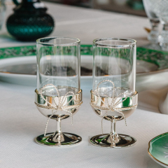 Набор подсвечников Vera Wang Love Knots 12х5,5 см, 2 шт