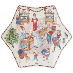 Блюдо-звезда Hutschenreuther Christmas feast 34 см