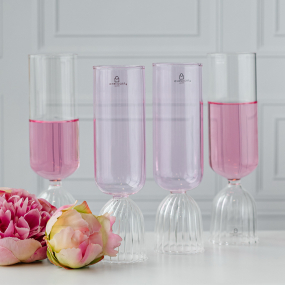 Бокал для шампанского Tutu Colore 250 мл, розовый