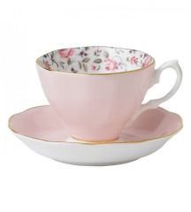 Чашка чайная с блюдцем Rose Confetti Vintage 185 мл