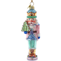 Елочная игрушка "Щелкунчик с елочкой" 12,7 см