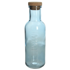 Бутылка для воды Glass Pop 1 л, голубая