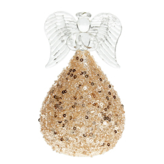 Фигурка "Ангел" Christmas Sequences 12 см с подсветкой