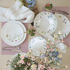 Тарелка салатная Nora Spring Vibes 22 см