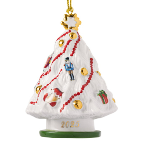 Елочная игрушка "Рождественская ель" Christmas Classics 10х7 см