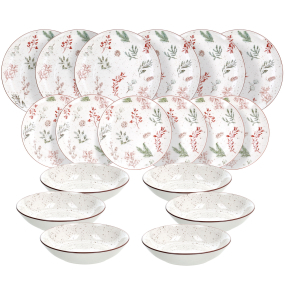 Набор посуды на 6 персон Winter Season, 18 предметов