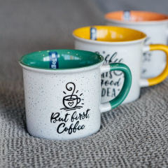 Кружка Happy 360 мл, зеленая