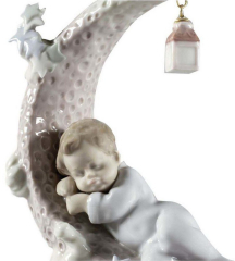 Статуэтка "Спящий на луне" 18х15х7 см