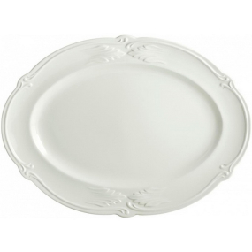 Блюдо овальное Rocaille Blanc 38,6 см