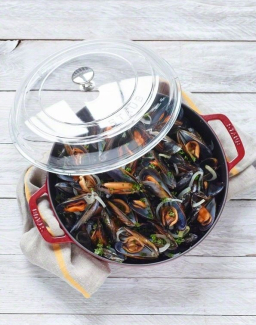 Сотейник со стеклянной крышкой La Cocotte 26 см / 3,3 л, вишневый