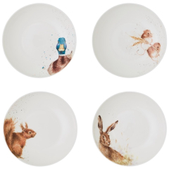 Набор тарелок для пасты Wrendale Designs 22 см, 4 шт