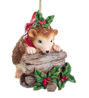 Игрушка на елку "Ежик" 12 см