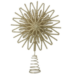 Верхушка для елки "Звезда многослойная" 11х10 см