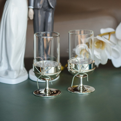 Набор подсвечников Vera Wang Love Knots 12х5,5 см, 2 шт