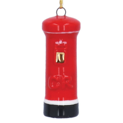 Елочная игрушка "Лондонский почтовый ящик" 6 см