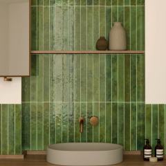Плитка керамическая Equipe Bali 5х40, Green, 8,3 мм