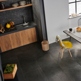 Керамогранит Imola X-Rock 60х60 N, R9, Nero, 10 мм