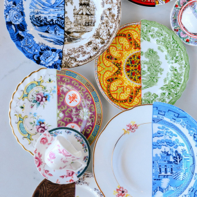 Тарелка салатная Sravasti Hybrid 20 см