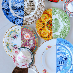 Тарелка салатная Sravasti Hybrid 20 см