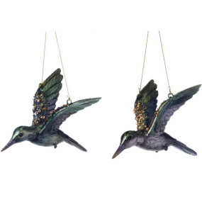 Новогодняя игрушка "Колибри" 13 см, в ассортименте