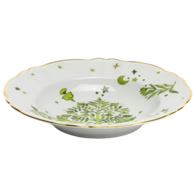 Тарелка глубокая "Райский сад" Fabula 23 см