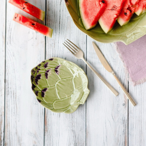 Тарелка для хлеба Alcachofra Natural 17,5х14,8 см