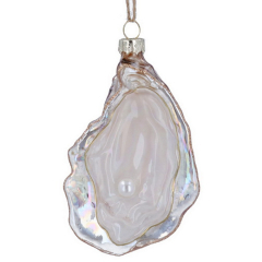 Новогодняя игрушка "Устрица с жемчужиной" 12 см