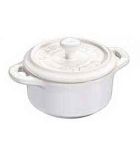 Кокот керамический Staub 10 см, цвет слоновая кость