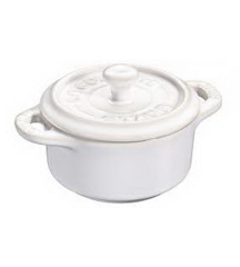 Кокот керамический Staub 10 см, цвет слоновая кость