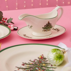 Соусник с блюдцем Christmas Tree 310 мл