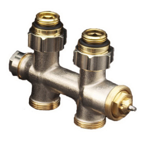 Узел подключения Oventrop Multiblock T, 1/2 НГ x 3/4 НР, проходной