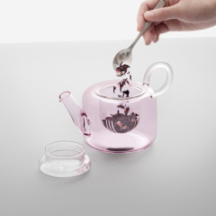 Заварник Piuma 600 мл, розовый