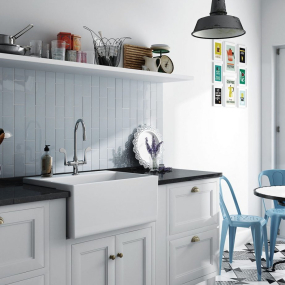 Плитка керамическая Equipe Evolution 7,5х15, Sky Blue, 7,5 мм