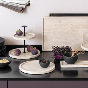 Блюдо сервировочное Manufacture Travertine 24,5 см