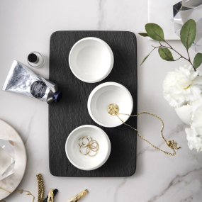 Набор розеток для соуса на подставке NewMoon, 4 предмета