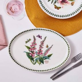 Блюдо сервировочное овальное "Наперстянка" 33 см