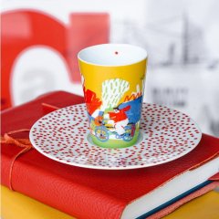 Чашка кофейная с блюдцем by Yara Kono e Rui Zink 102 мл