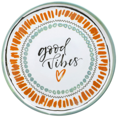Блюдо для пиццы круглое Good Vibes 33 см