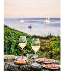 Бокал для вина Champagne Fatto a Mano 459 мл, белый