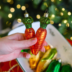 Елочная игрушка "Морковь" 12,5 см