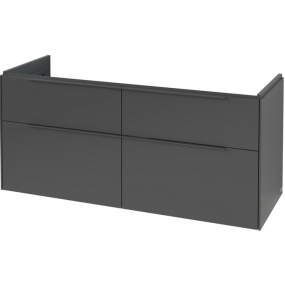 Тумба под раковину Villeroy & Boch Subway 3.0 127x58, Graphite, подвесная