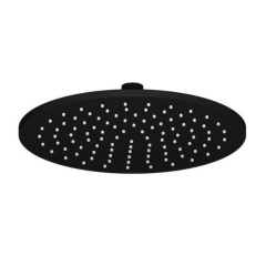 Лейка для душа iB Rubinetti Monamour MA025NP, потолочная, 25 см, черный матовый