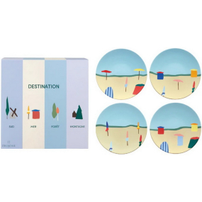 Набор тарелок салатных Destination Mer 23 см, 4 шт