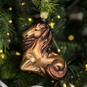 Елочная игрушка "Лошадь" 9,5 см